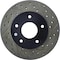 Centric Parts Sport Drilled/Slotted Brake Rotor, 127.62025L 127.62025L - alternate 1